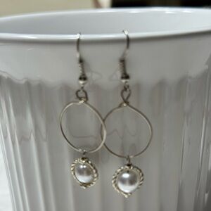Handcrafted Silver Dangle Earrings